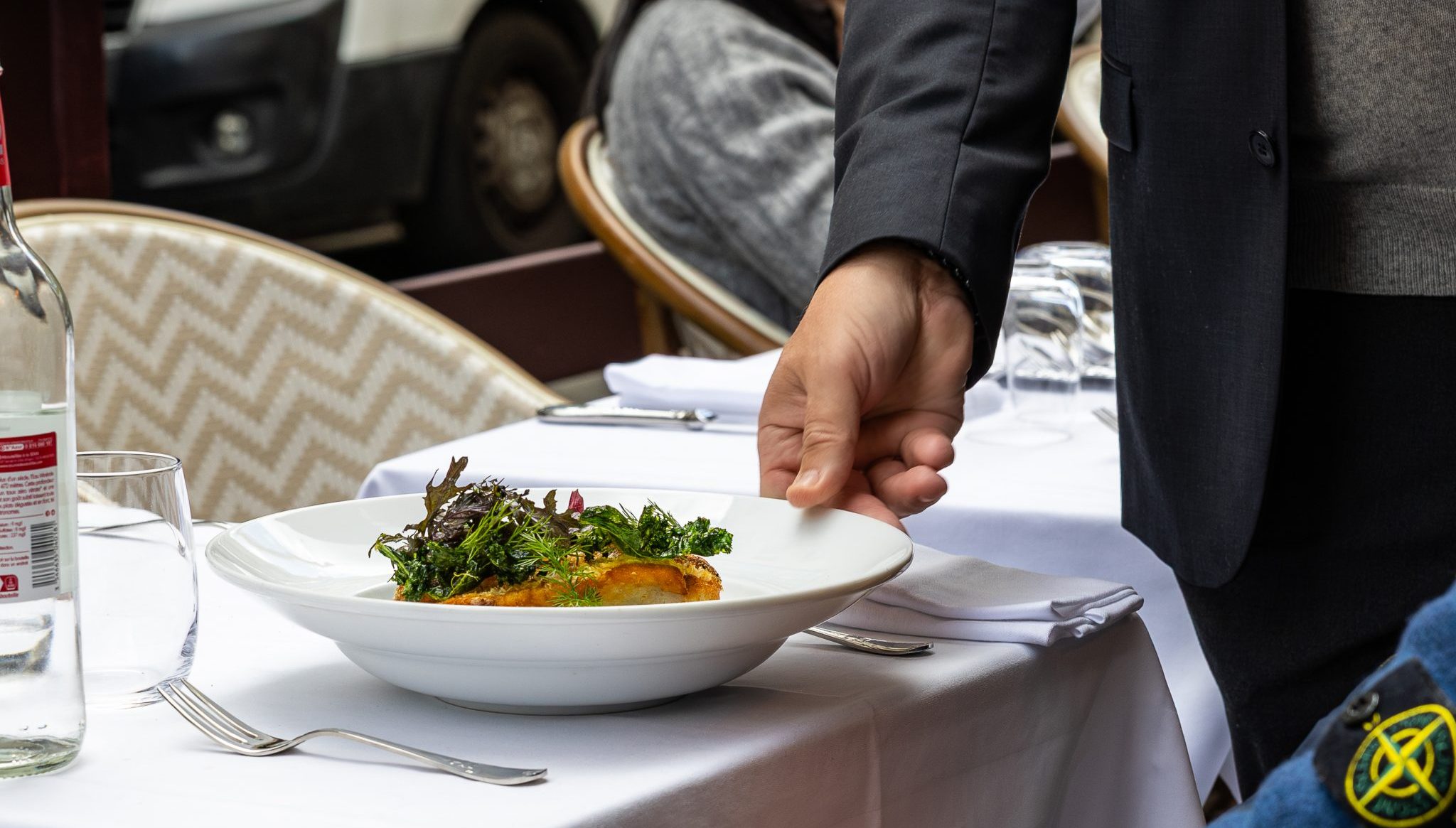 terrasse servir poisson ABA